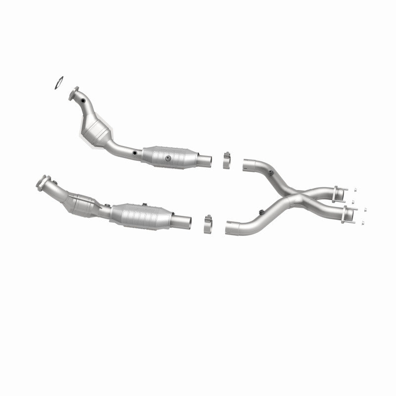 MagnaFlow Ford Mustang HM Grade Federal / EPA Compliant Direct-Fit Catalytic Converter 93671 360 Degree Image Set