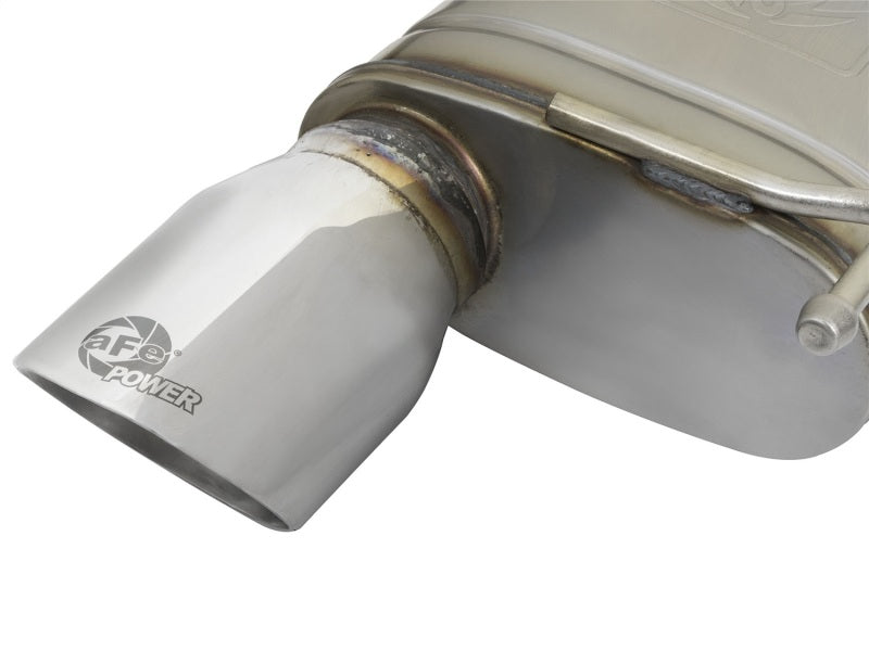 aFe MACH Force-Xp 2-1/2in 409 Stainless Steel Axle-Back Dual Exhaust w/Pol 49-43085-P Photo - Unmounted