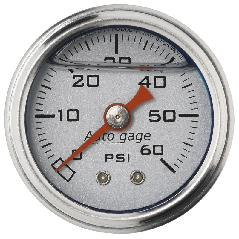 Autometer t Comp 2179 Pressure 0-60 PSI Silver Gauge 2179 Photo - Primary