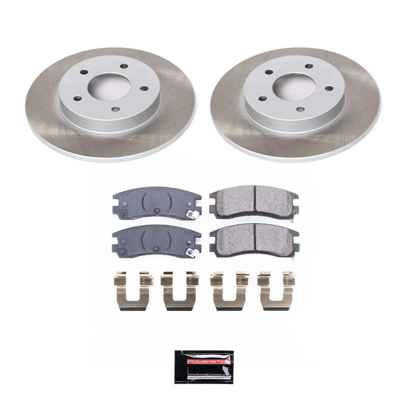 PowerStop Power Stop 00-05 Pontiac Bonneville Rear Semi-Coated Rotor Kit SC1526 SC1526 Photo - Primary