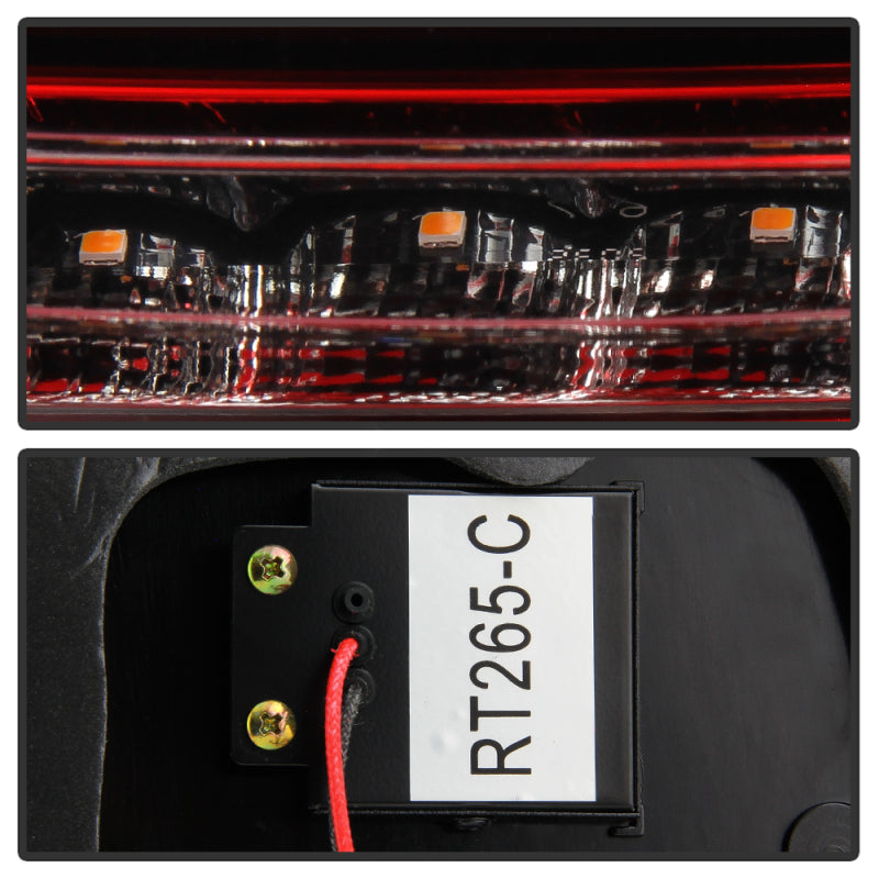 Spyder 08-11 Subaru Impreza WRX 4DR LED Tail Lights - Red Clear ALT-YD-SI084D-LED-RC 5087973 5087973 User 3