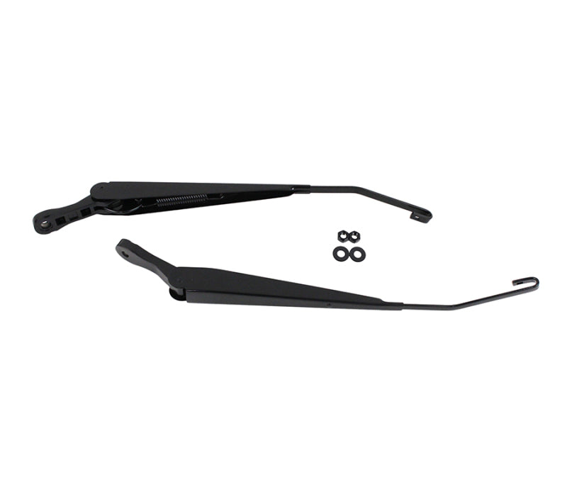 Kentrol 07-18 Jeep Wrangler JK Windshield Wiper Arms Pair - Powdercoat Black 50591 50591 Photo - Primary