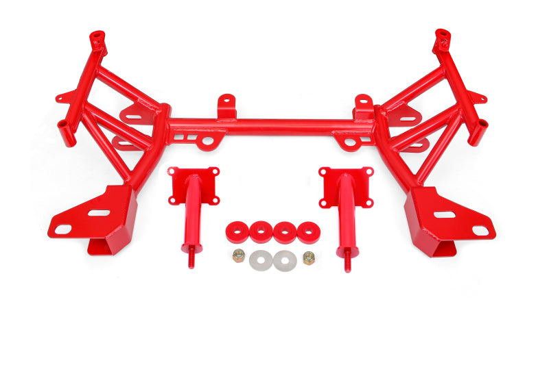 BMR Suspension BMR 93-02 4th Gen F-Body K-member Low Mount Turbo LS1 Motor Mounts Standard Rack Mounts - Red KM344R KM344R Photo - Primary