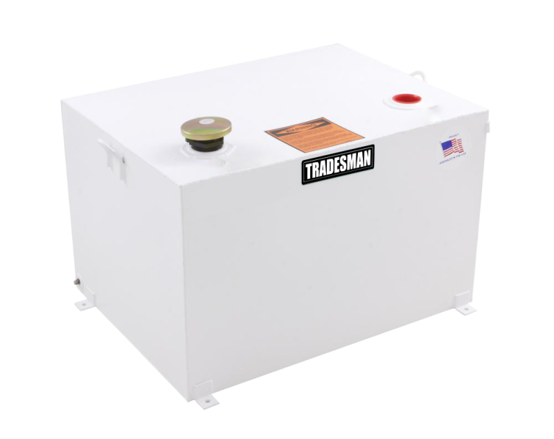Tradesman Steel Rectangular Liquid Storage Tank - White 83055 83055 User 1