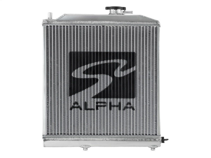 Skunk2 Alpha Series Radiator 88-91 Honda Civic/CRX (Half Size) (Dual Core) 349-05-1550 Photo - Unmounted