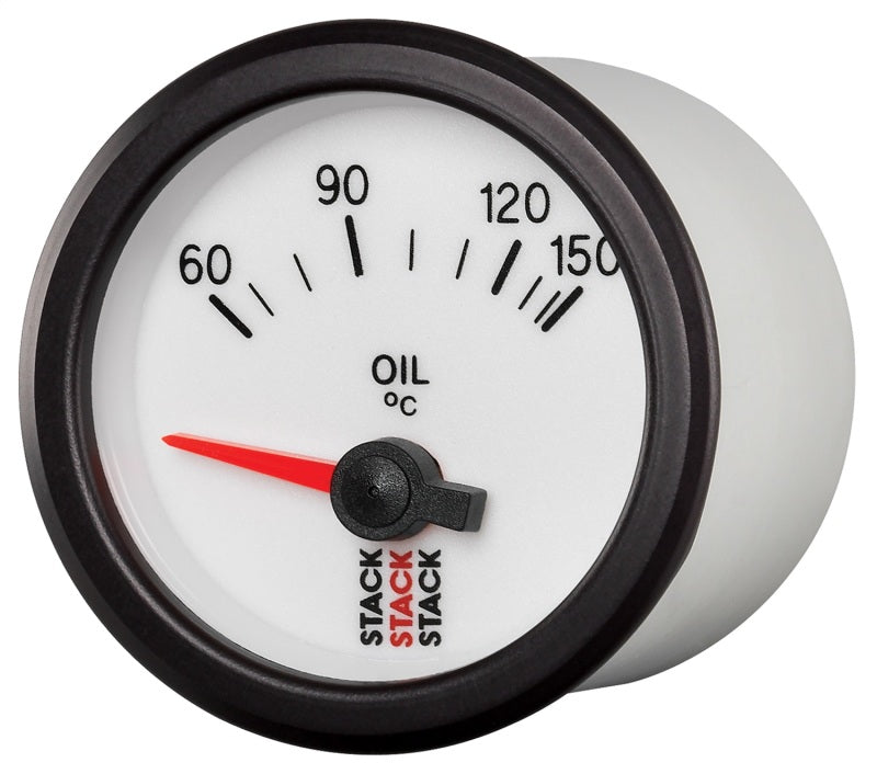 Autometer Stack 52mm 60-150 Deg C M10 Male Electric Oil Temp Gauge - White ST3259 ST3259 User 2