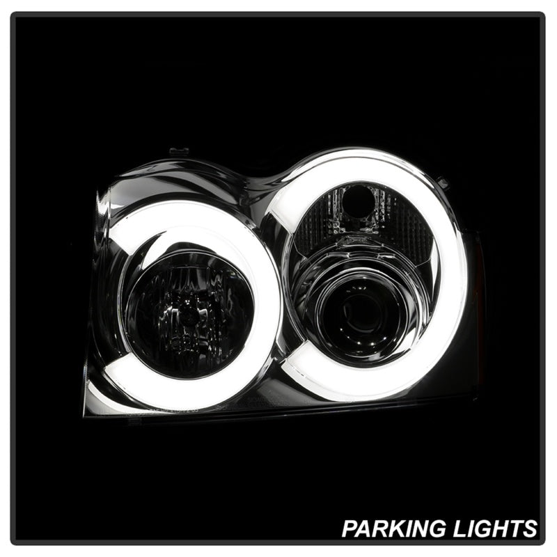 Spyder 05-07 Jeep Grand Cherokee - Light Bar Projector Headlights - Chrome - PRO-YD-JGC05V2-LB-C 5086112 5086112 Photo - Unmounted