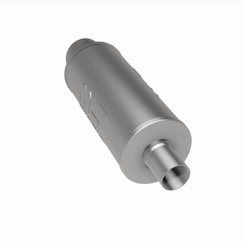 MagnaFlow 6" Round Center/Center Performance Muffler With Tip 14821 360 Degree Image Set
