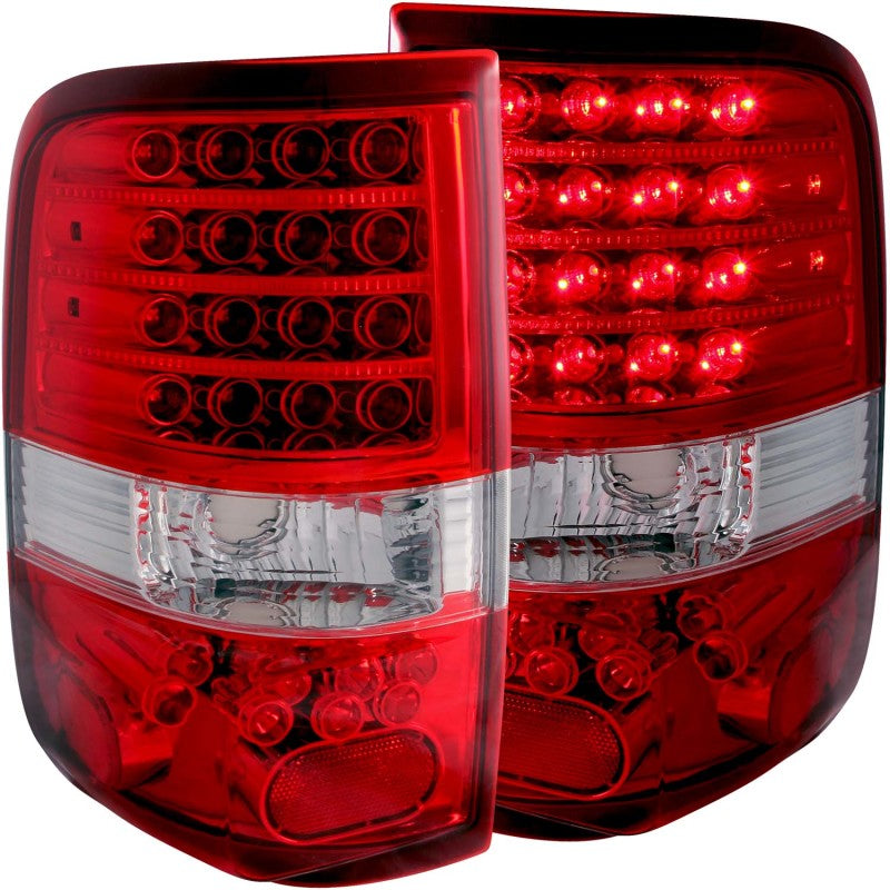 Anzo 2004-2008 Ford F-150 LED Taillights Red/Clear 311022 Photo - Primary