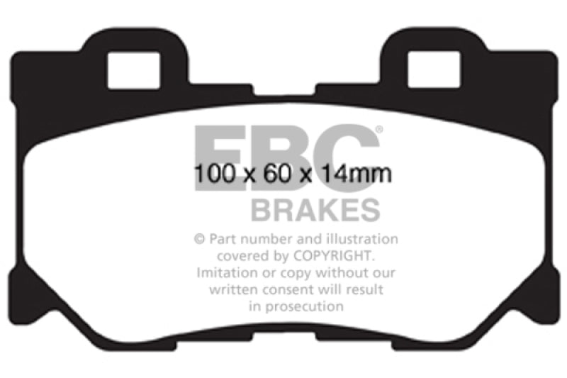 EBC 2013+ Infiniti Q50 Hybrid 3.5L Hybrid Sport Ultimax2 Rear Brake Pads UD1347 UD1347 Photo - Primary