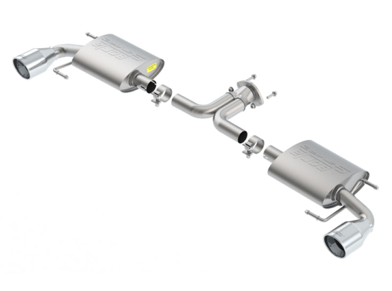 Borla 14-16 Mazda 3 2.0/2.5L AT/MT FWD S-Type Cat-Back Exhaust Single Split Rear Exit 11918 11918 Photo - Primary
