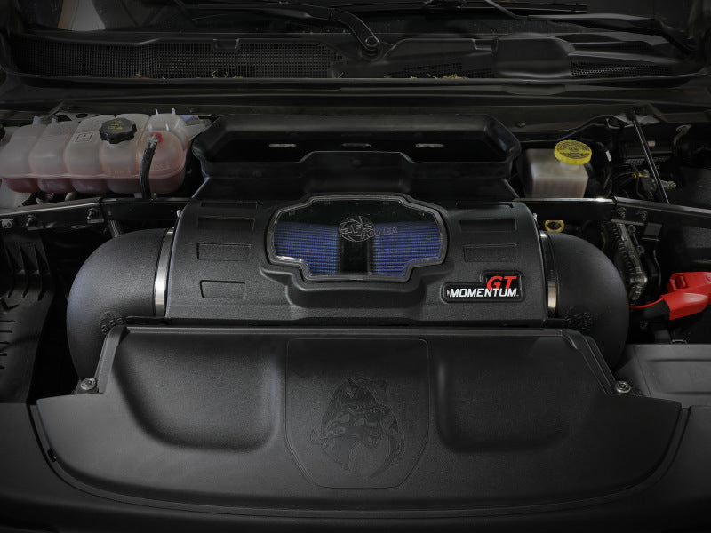 aFe Momentum GT Pro 5R Cold Air Intake System 2021 RAM 1500 TRX V8-6.2L SC 50-70075R 50-70075R Photo - Mounted