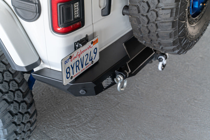 DV8 Offroad 2018 Jeep Wrangler JL MTO Series Rear Bumper w/ Optional Tire Carrier RBJL-13 RBJL-13 Photo - Unmounted
