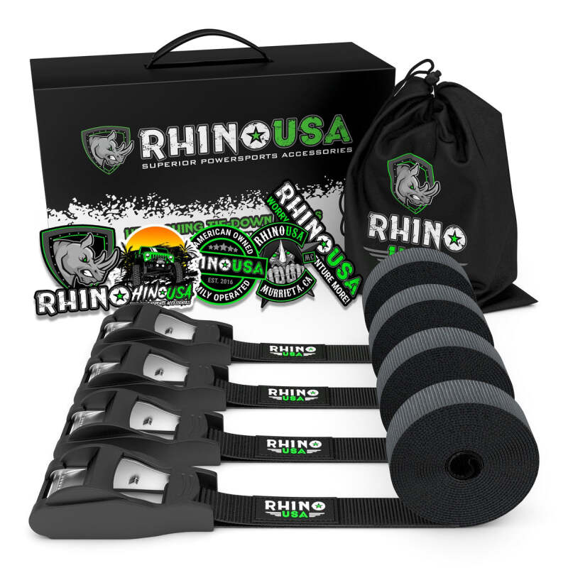 Rhino USA Lashing Straps 1In X 12Ft - Set Of 4 LASHING-STRAP-4PK LASHING-STRAP-4PK Photo - Primary