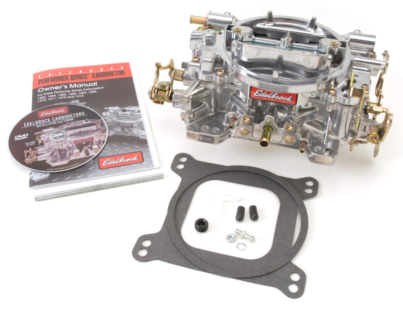 Edelbrock Carburetor, Performer Series, 4-Barrel, 750 CFM, Manual Choke, Satin 1407 Photo - Primary