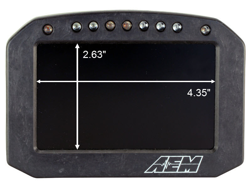 AEM CD-5G Carbon Flush Digital Dash Display w/ Internal 20Hz GPS & Antenna 30-5602F 30-5602F Photo - out of package