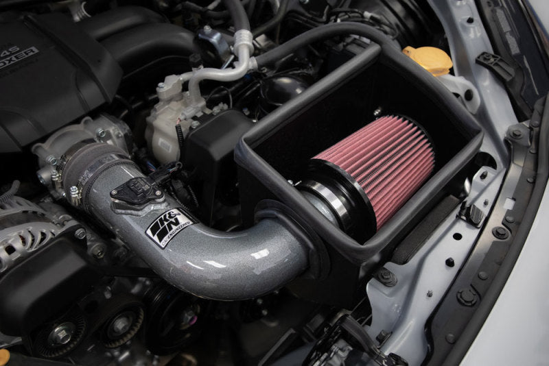 K&N Engineering K&N 2022 Subaru BRZ 2.4L Typhoon Performance Air Intake System 69-8624TC 69-8624TC Photo - Mounted