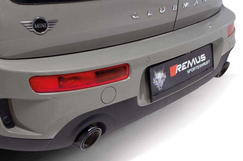 Remus 2019 Mini Cooper S Clubman F54 2.0L Turbo (B48A20F w/GPF) GPF-Back Exhaust (Tail Pipe Set Req) 752519 1500 752519 1500 Photo - Primary