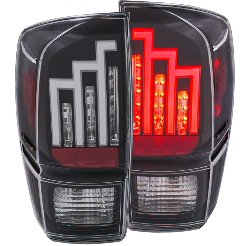 Anzo 2016-2017 Toyota Tacoma LED Taillights Black 311281 Photo - Primary