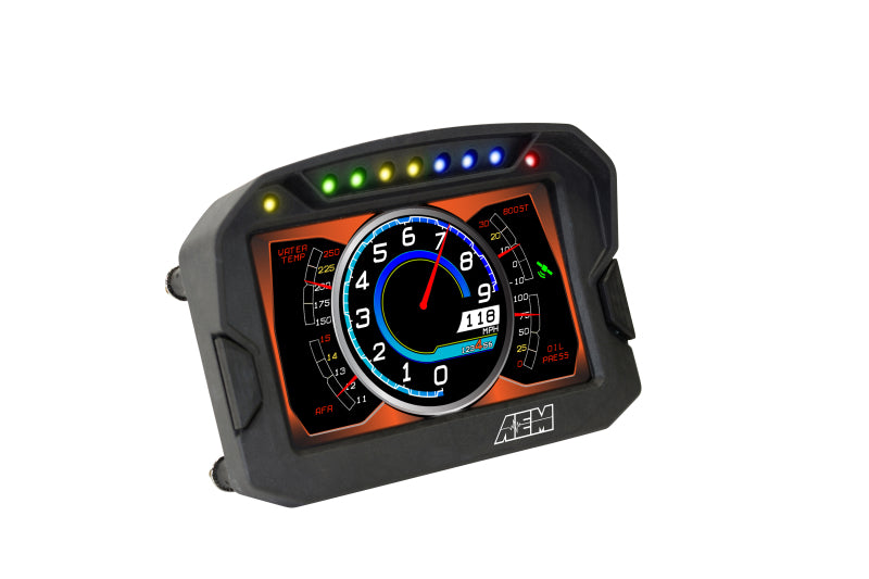 AEM CD-5LG Carbon Logging Digital Dash Display w/ Internal 10Hz GPS & Antenna 30-5603 30-5603 Photo - out of package
