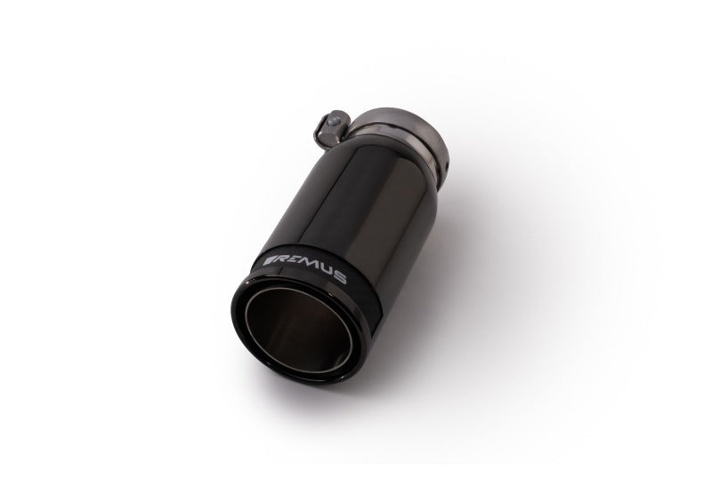 Remus Universal Sport Exhaust 84mm Blk Chrm Straight w/Carbon Insert & Adj Clamp Tail Pipe (Single) 0006 83CBR 0006 83CBR User 1