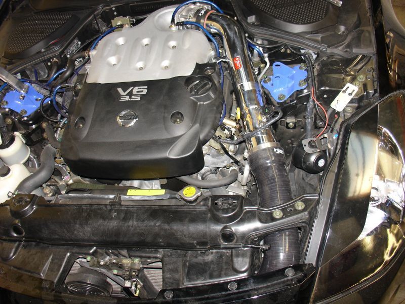 Injen Cold Air Intake Kit w/ MR Tech for 03-06 350Z Z33 VQ35DE SP1986P Photo - Mounted