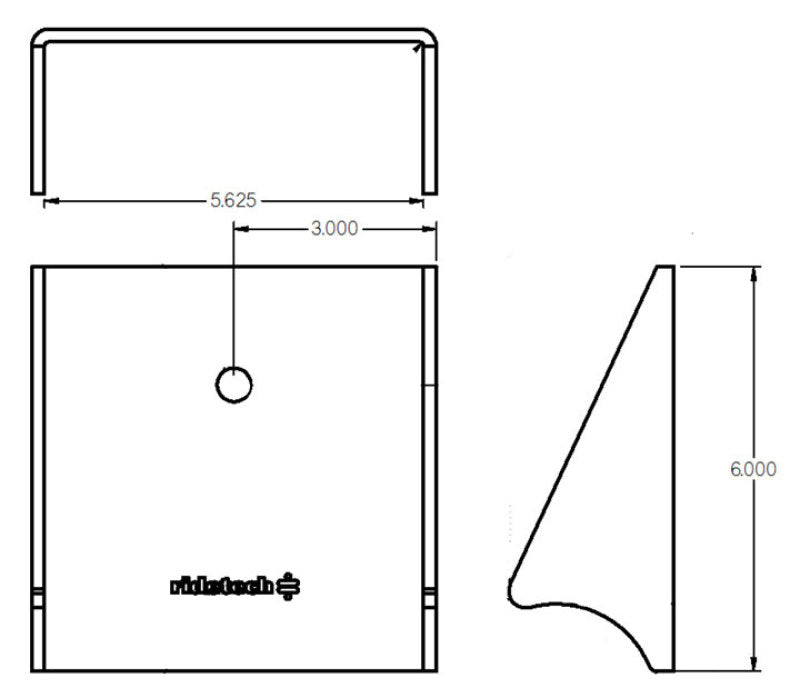 Ridetech Lower Axle Bracket No Powdercoat 90000001 90000001 User 1