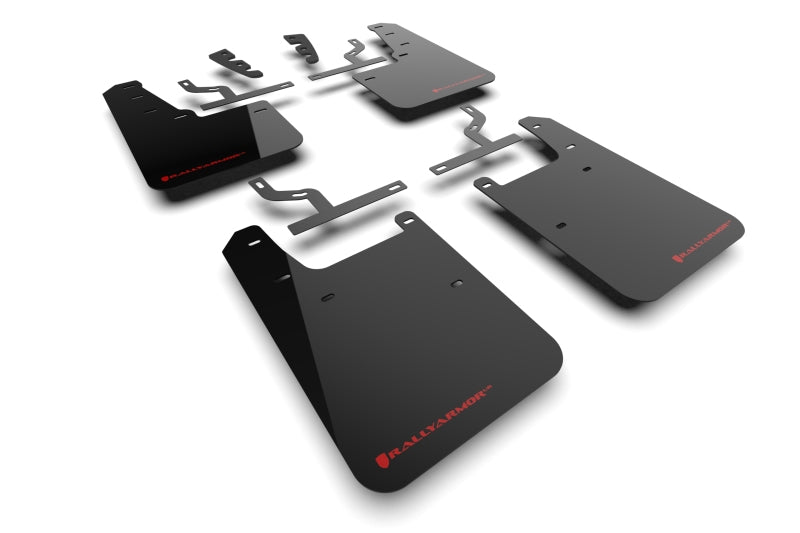 Rally Armor 2022+ Toyota Tundra Black UR Mud Flap w/ Red Logo MF110-UR-BLK-RD MF110-UR-BLK-RD User 1