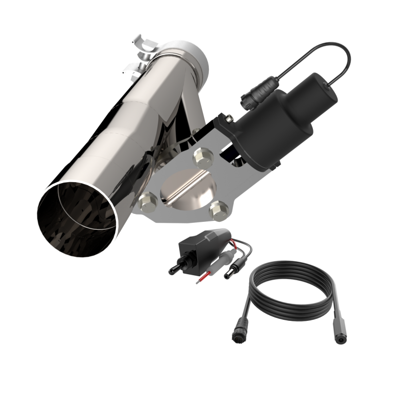 QTP 19-20 Ford Ranger 2.3L 4DR (127in Wheel Base) 2.5in 304SS Aggressor Cutout Mid Pipe 540419 540419 User 1