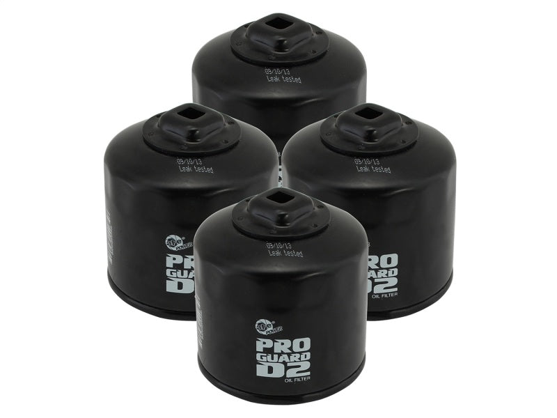 aFe Pro GUARD D2 Oil Filter (4 Pack) Scion FR-S / Subaru BRZ 13-17 H4-2.0L 44-LF018-MB Photo - Primary