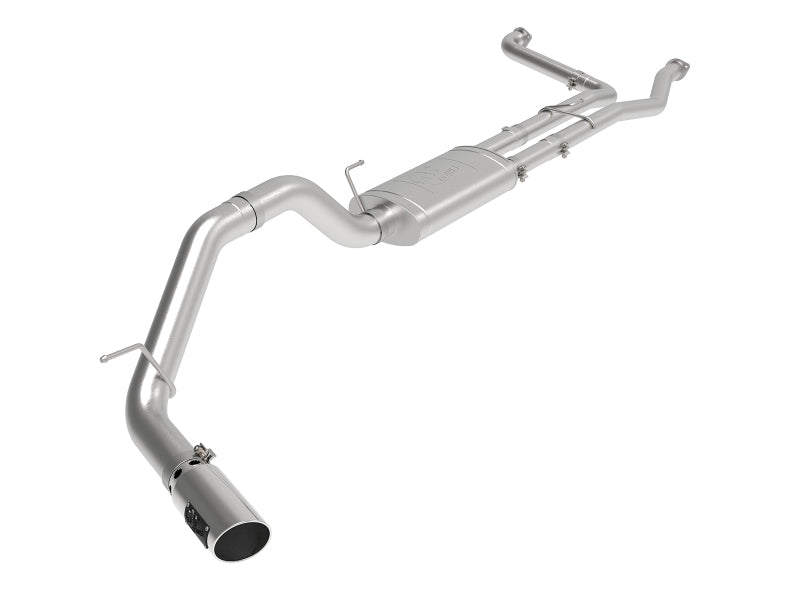 aFe MACHForce XP Exhausts Cat-Back SS-409 Nissan Titan XD 16-19 V8-5.6L - Polished Tip 49-46135-P 49-46135-P Photo - Primary