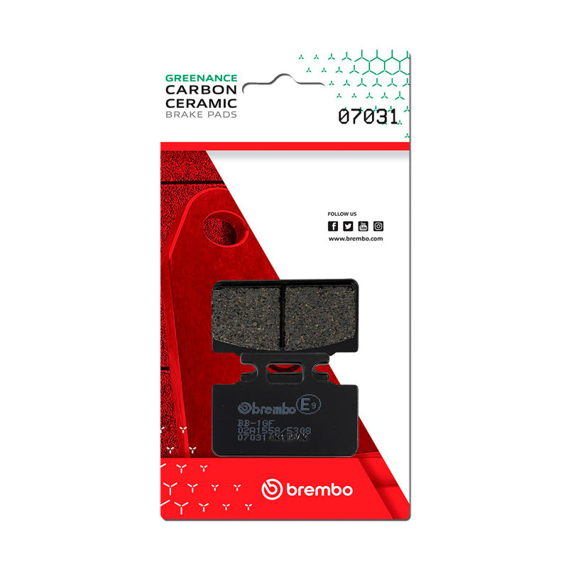 Brembo OE Honda Nh/Honda Lead/SYM Mio Carbon Ceramic Brake Pad - Front 07031 07031 User 1