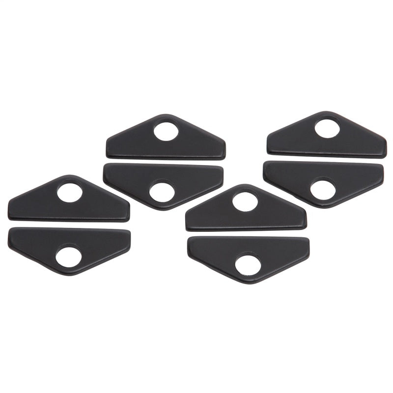 Edelbrock VC Hold Down Tab Kit Universal Steel Black Set of 8 44273 Photo - Primary