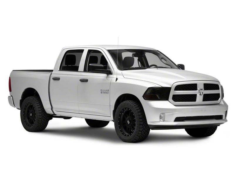 Raxiom 09-18 Dodge RAM 1500 Axial OEM Rep Headlights w/ Single Bulb- Chrome Housing (Smoked Lens) R118019 R118019 Photo - Close Up