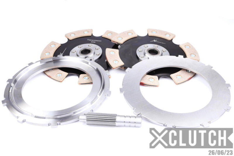 XCLUTCH Ford 9in Twin Solid Ceramic Multi-Disc Service Pack XMS-230-FD03-2E-XC XMS-230-FD03-2E-XC Photo - Primary