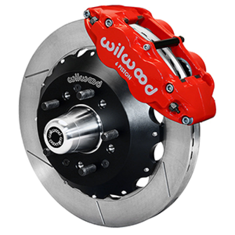 Wilwood 55-57 Chevy Bel Air Superlite 6R Kit, 5 x 4.50in/4.75in Hub - 12.88in Slotted - Red 140-16908-R 140-16908-R User 1