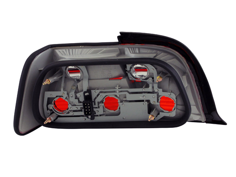 Anzo 1992-1998 BMW 3 Series E36 Taillights Red/Clear 221215 Photo - Unmounted