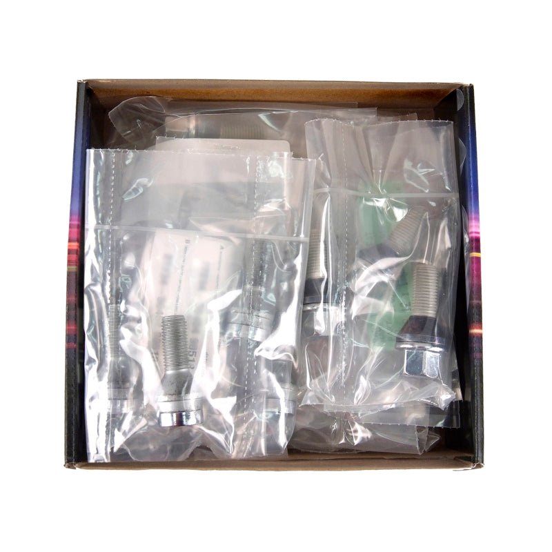 McGard 5 Lug Hex Install Kit w/Locks (Cone Seat Bolt) M12X1.25 / 17mm Hex / 25.6mm Shank L. - Chrome 67261 67261 Photo - in package
