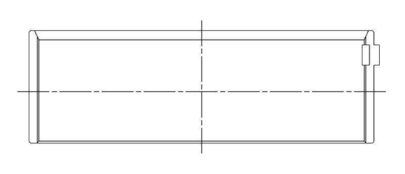 ACL Rod Bearing Set AEB8B818H-STD 8B818H-STD Technical Drawing
