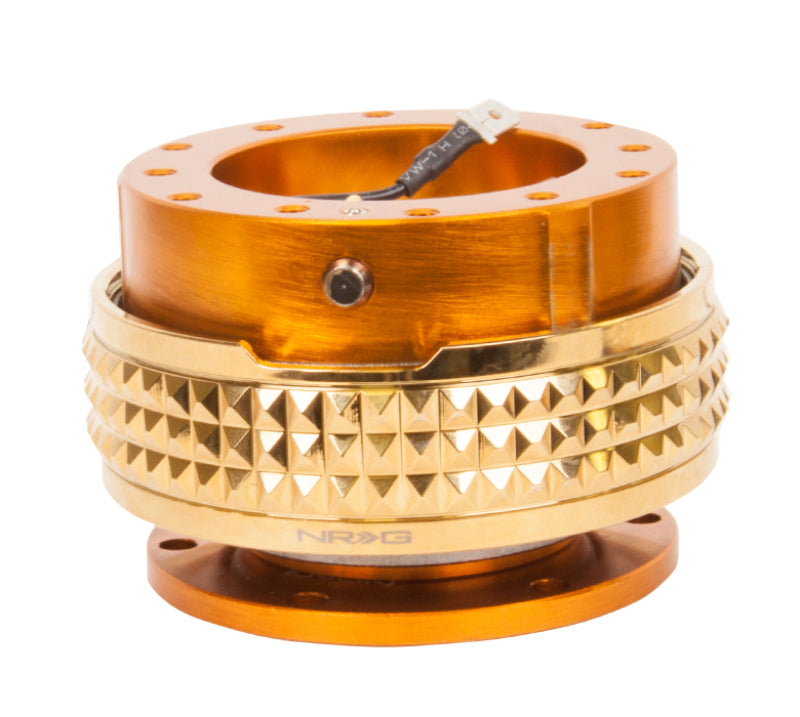 NRG Quick Release Kit - Pyramid Edition - Rose Gold Body / Chrome Gold Pyramid Ring SRK-210RG/CG SRK-210RG/CG Photo - Primary