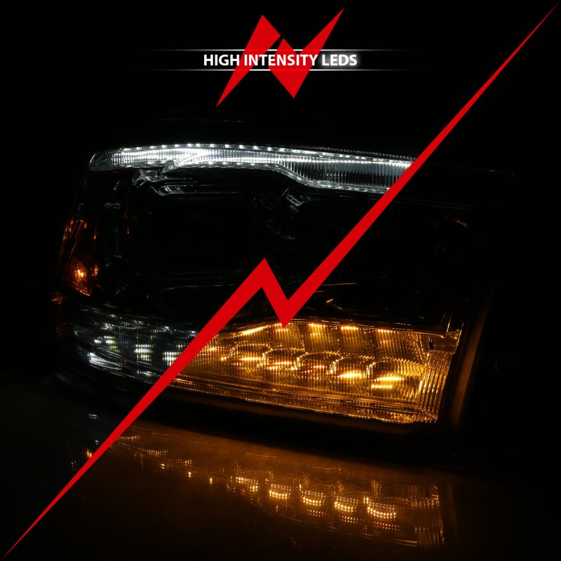 ANZO 2009-2018 Dodge Ram 1500 Projector H.L. Switchback Chrome Amber 111442 111442 User 5