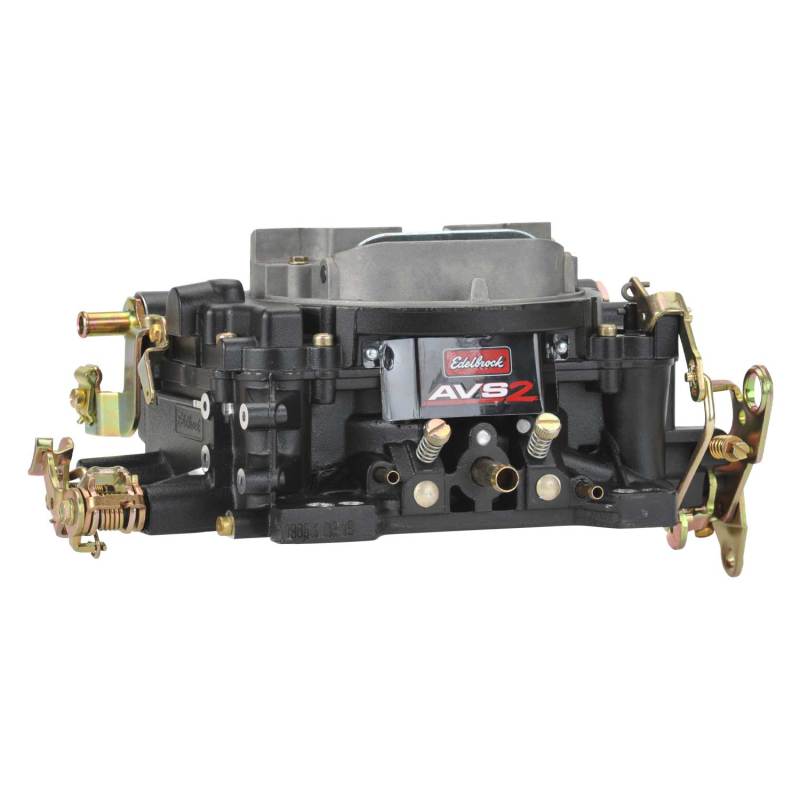 Edelbrock Carburetor AVS2 Series 650 CFM Manual Choke Black Powder Coated (Non-EGR) 19053 19053 Photo - out of package