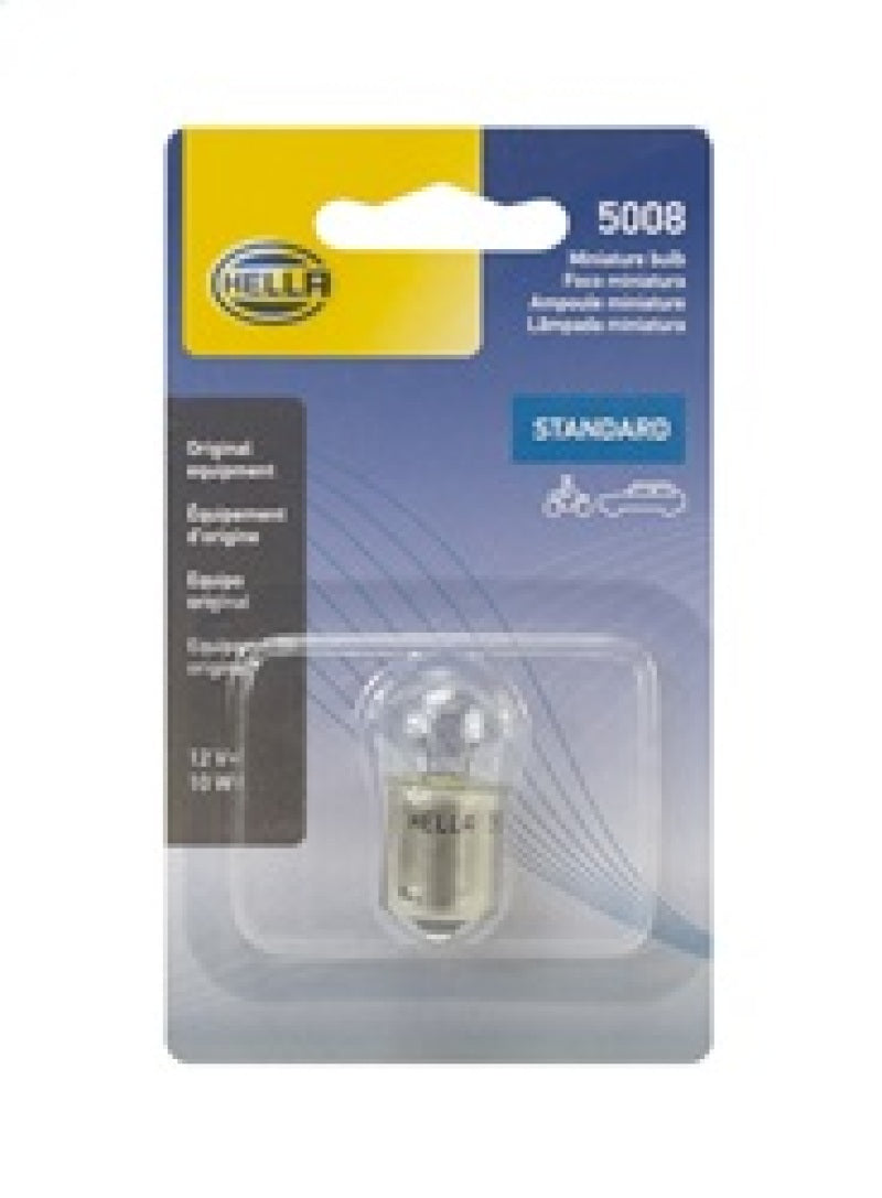 Hella Bulb 5008 12V 10W Ba15S B6 Sb 5008SB 5008SB Photo - Unmounted