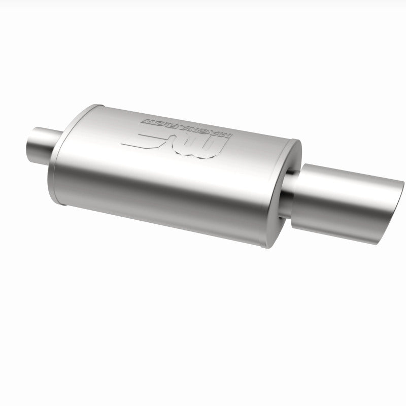 MagnaFlow 5" X 8" Oval Center/Center Performance Muffler With Tip 14851 360 Degree Image Set