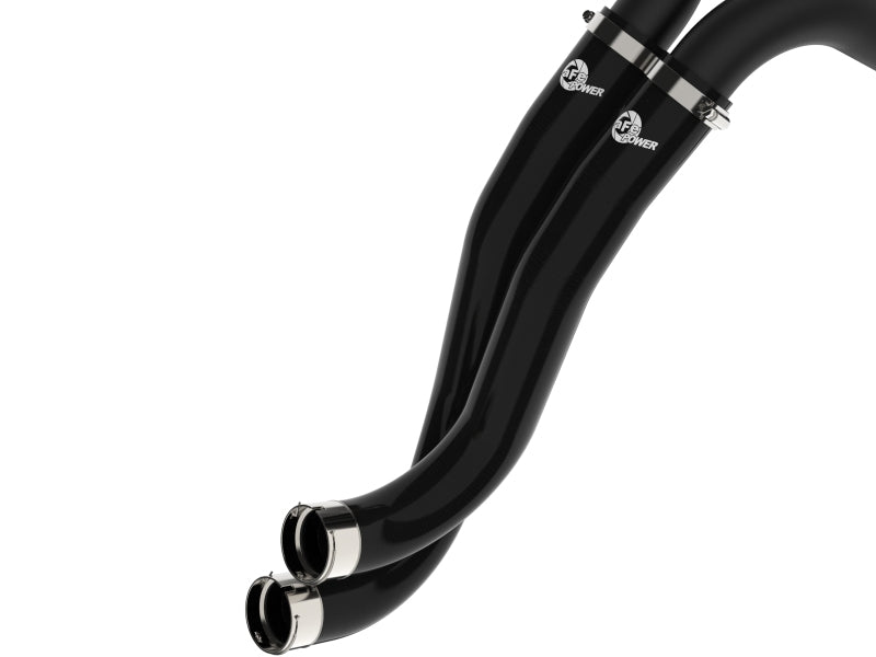 aFe 22-24 Ford Bronco Raptor BladeRunner 2-1/4in Aluminum Hot Charge Pipe Black 46-20758-B 46-20758-B Photo - Unmounted
