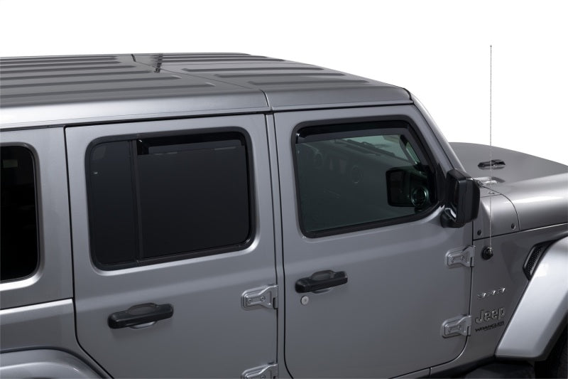 Putco 20-21 Jeep Gladiator JT/JL Element Tinted Window Visors (Set of 4) 580221 580221 Photo - Mounted