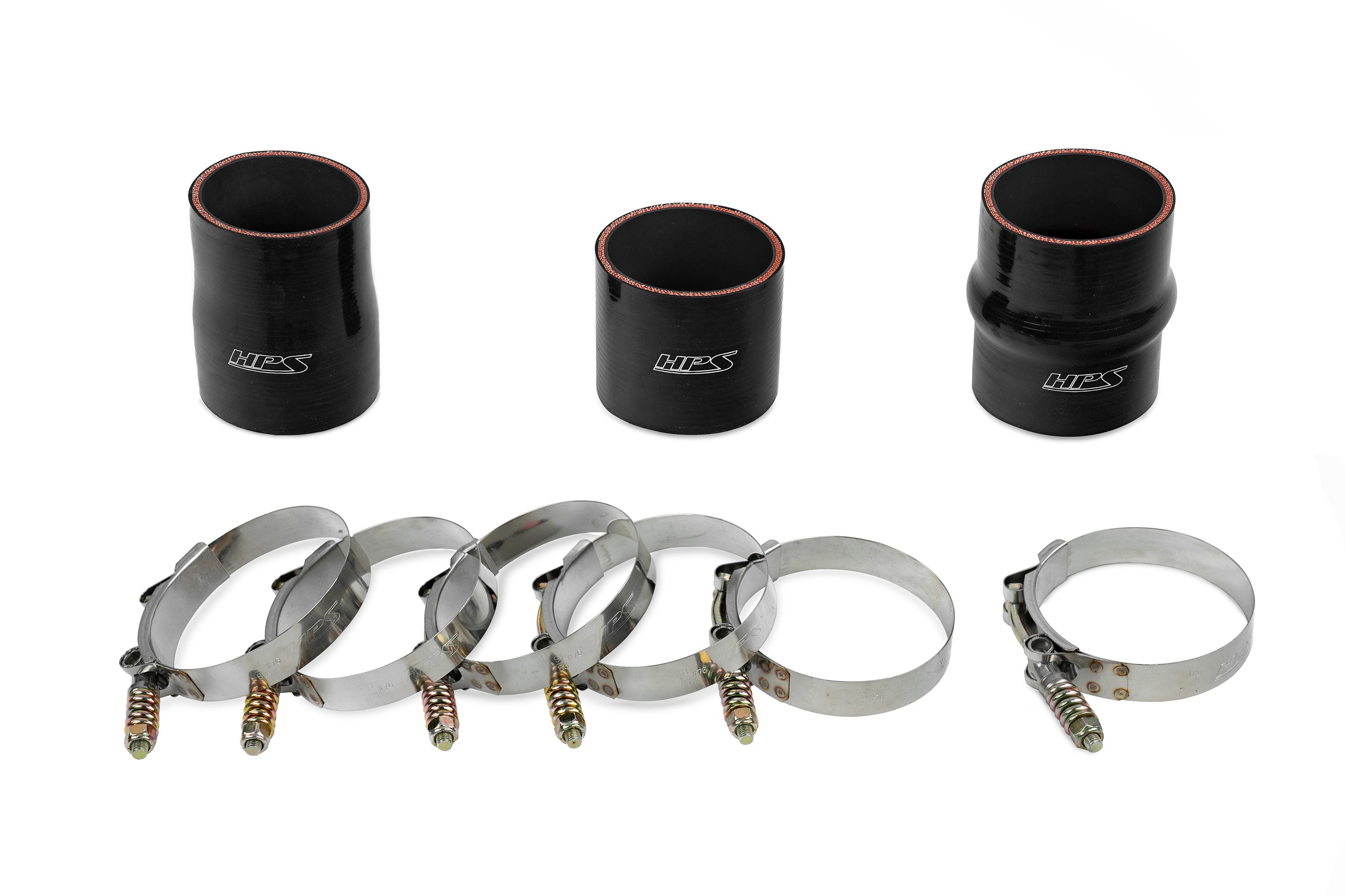 HPS Intercooler Charge Pipe Hot Side, 2017-2019 Chevy Silverado 2500 HD Duramax 6.6L V8 Diesel Turbo L5P, 17-146