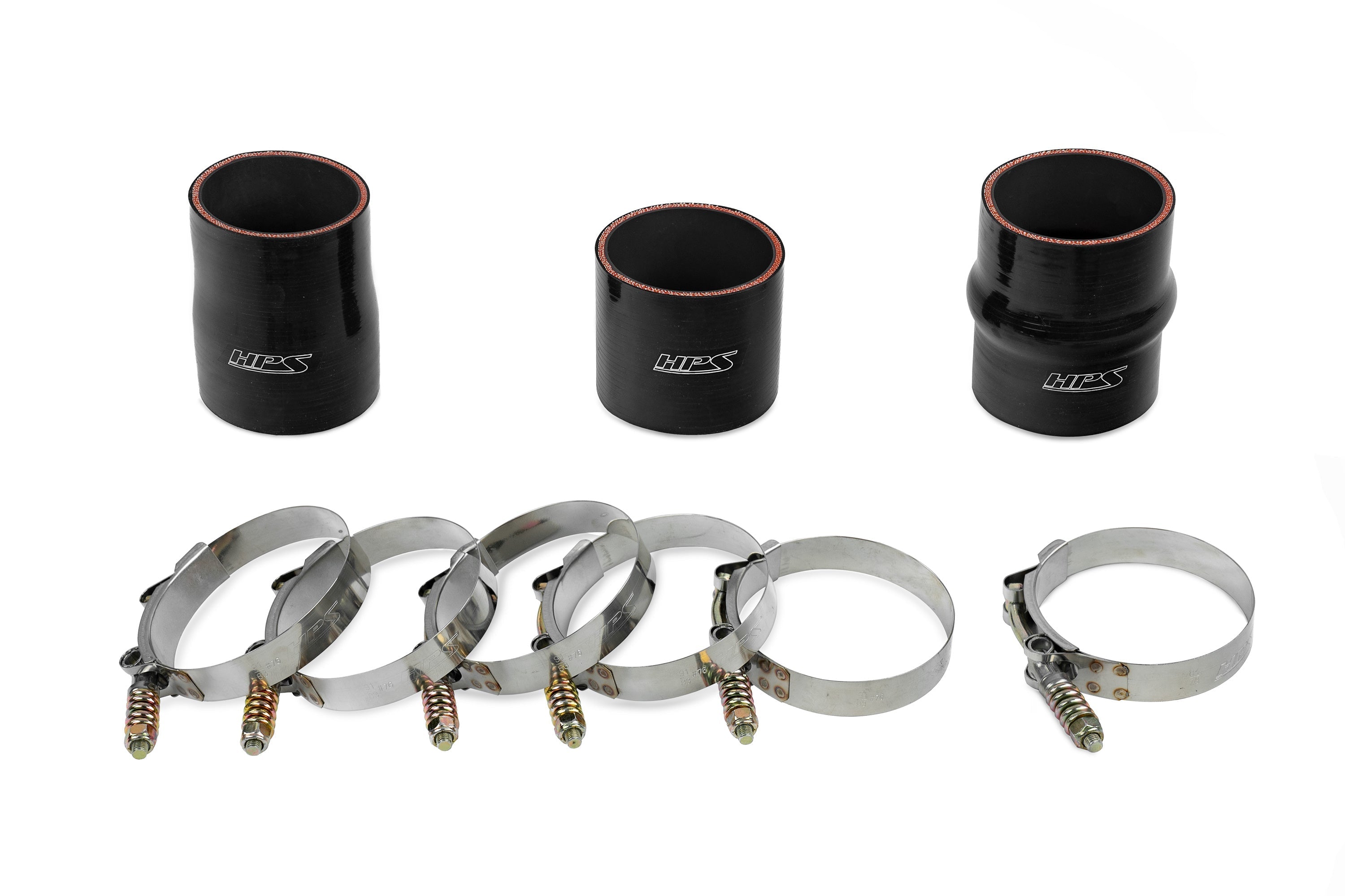 HPS Intercooler Charge Pipe Hot Side, 2017-2019 GMC Sierra 2500 HD Duramax 6.6L V8 Diesel Turbo L5P, 17-146