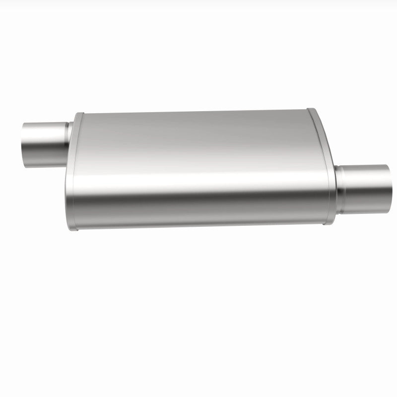 MagnaFlow 4" X 9" Oval Offset/Offset XL Multi-Chamber Performance Muffler 13236 360 Degree Image Set