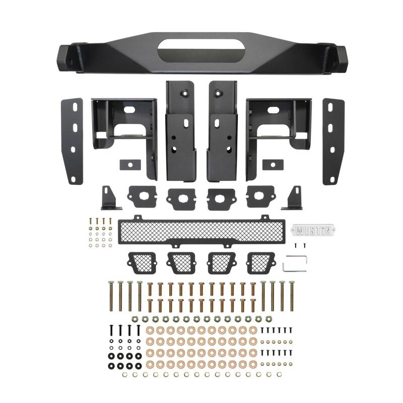 Westin 19-21 Chevrolet Silverado 1500 (Excl. Diesel & LD) Pro-Series Front Bumper - Textured Black 58-411215 58-411215 Photo - Unmounted